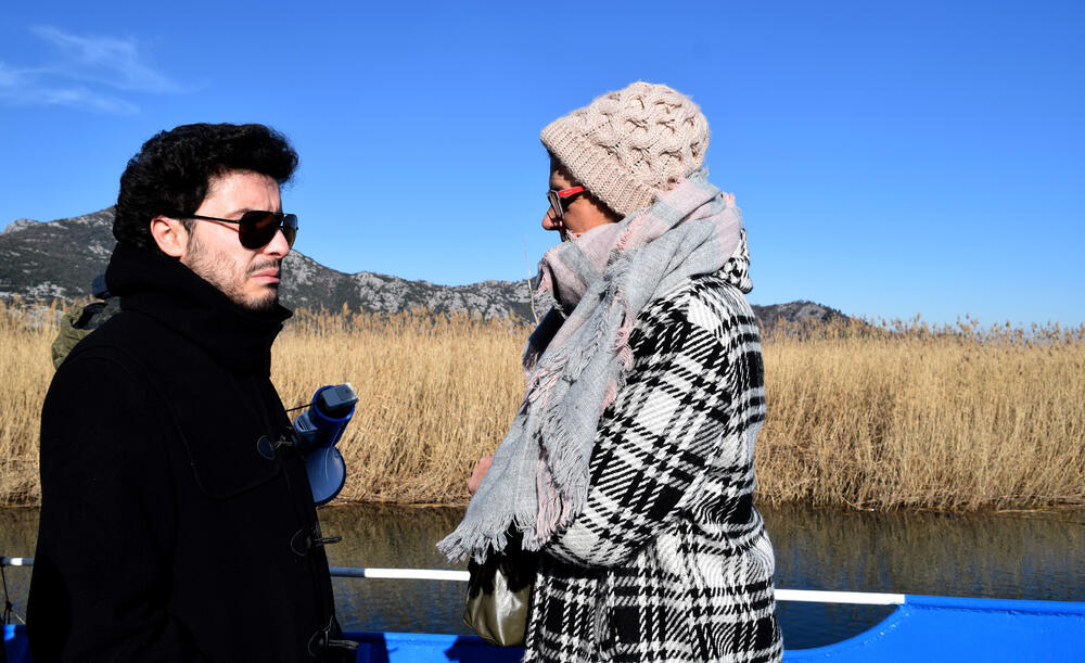 Porto Skadar lake, protest