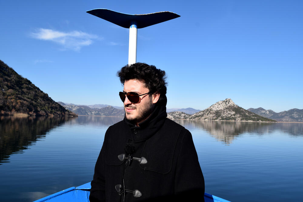 Porto Skadar lake, protest