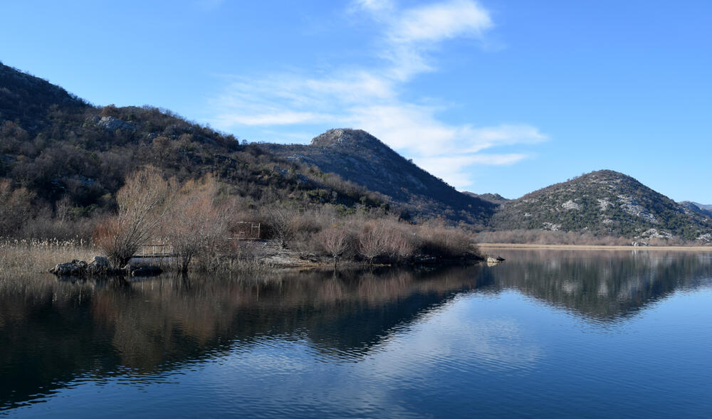 Porto Skadar lake, protest