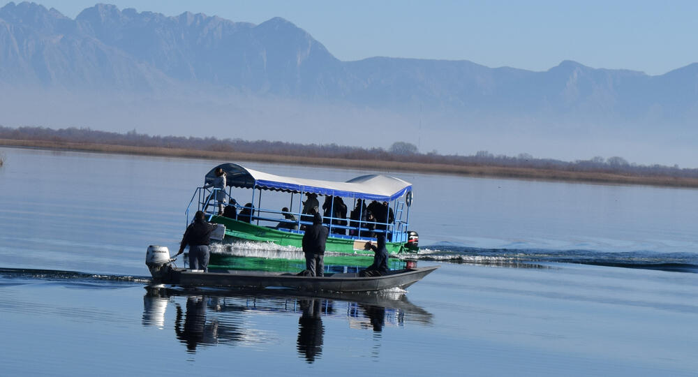 Porto Skadar lake, protest
