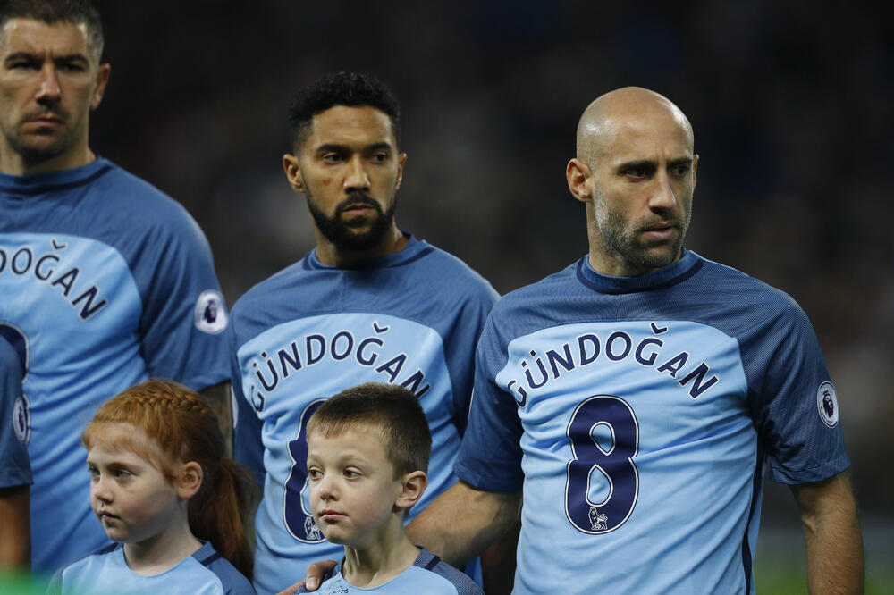 Mančester siti Gindogan, Foto: Reuters