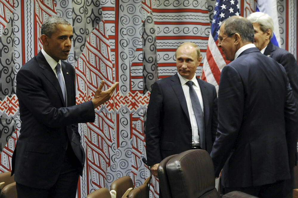 Barak Obama, Vladimir Putin, Džon Keri, Sergej Lavrov, Foto: Reuters