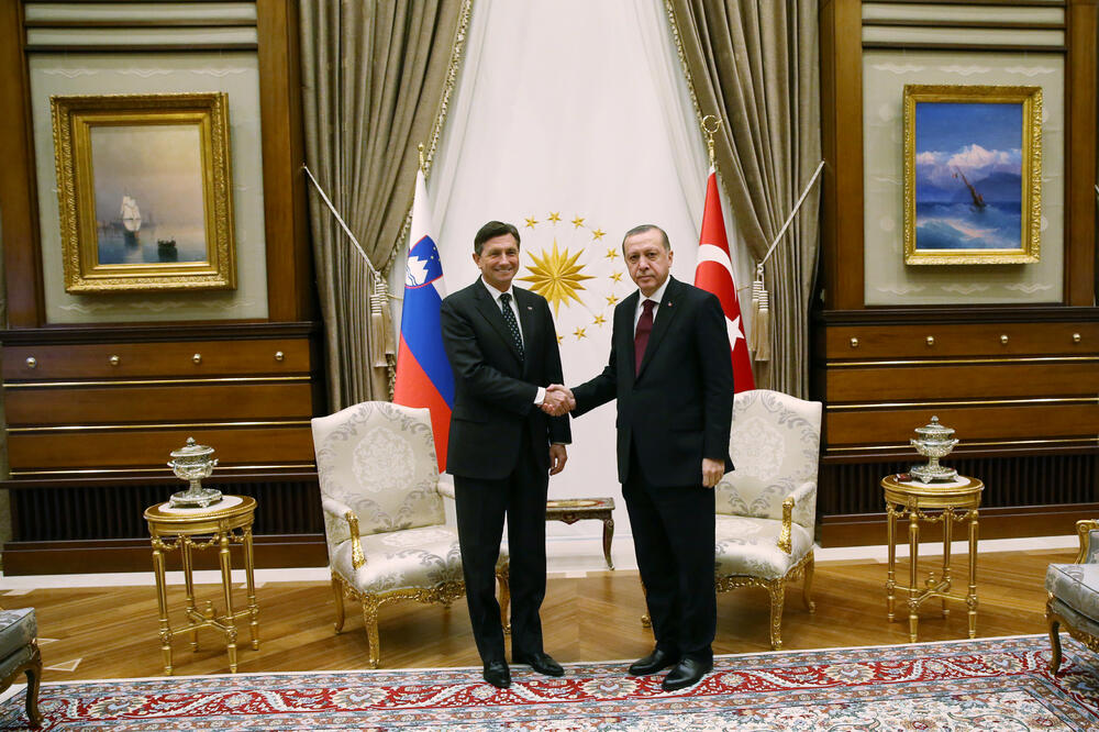 Redžep Tajip Erdogan, Borut Pahor, Foto: Reuters