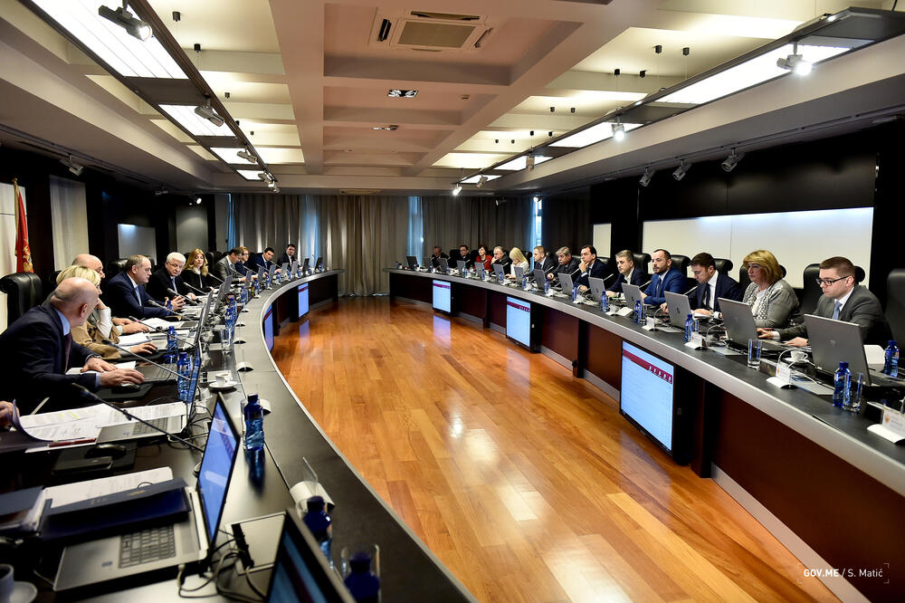 Sa današnje sjednice Vlade, Foto: Vlada Crne Gore