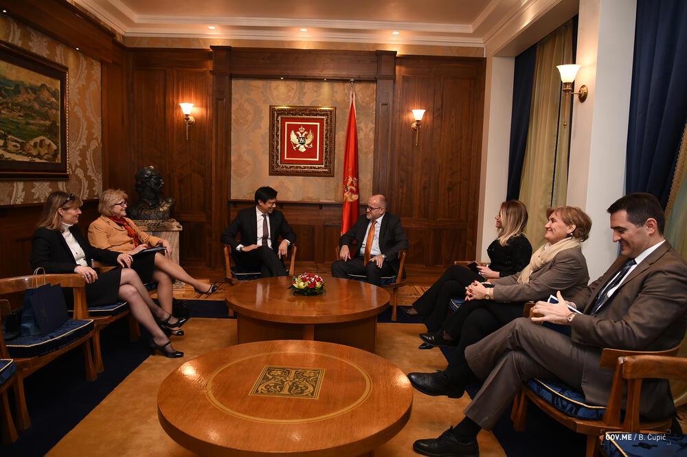 Srđan Darmanović, Hojt Brajan Ji, Foto: Gov.me/B.Ćupić