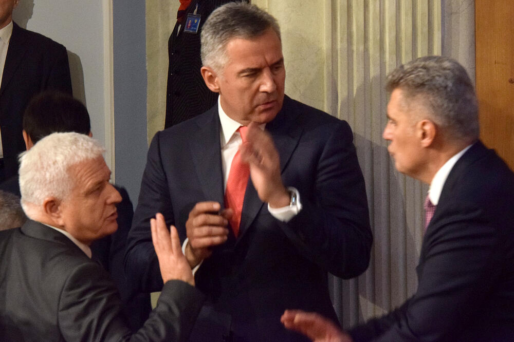 Duško Marković, Milo Đukanović, Ivan Brajović, Foto: Boris Pejović