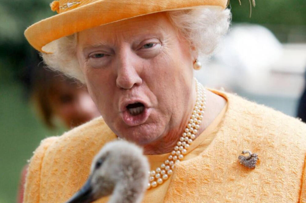 Donald Tramp, kraljica Elizabeta, Foto: Instagram