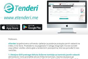 Dostupna aplikacija za praćenje tendera