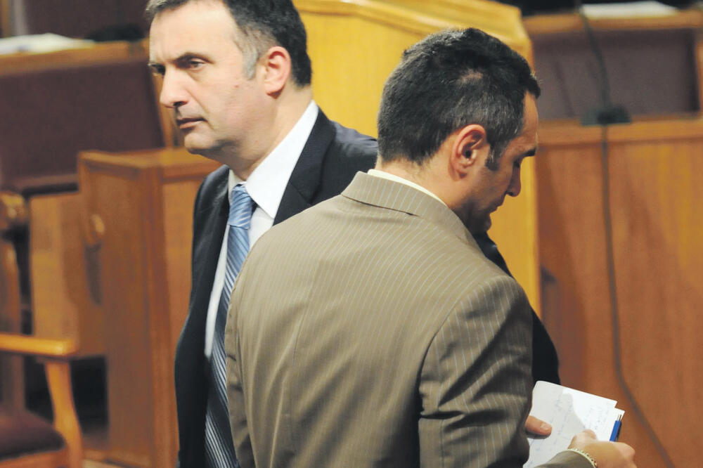Srđan Milić, Aleksandar Damjanović, Foto: Vijesti