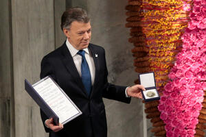 Santosu uručena Nobelova nagrada za mir: "Mi smo jedan narod, naša...
