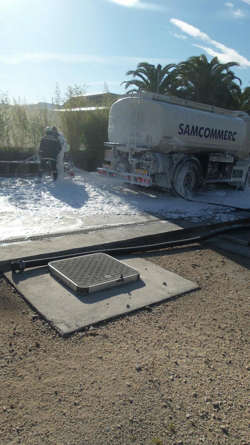 vatrogasna vježba, Tivat