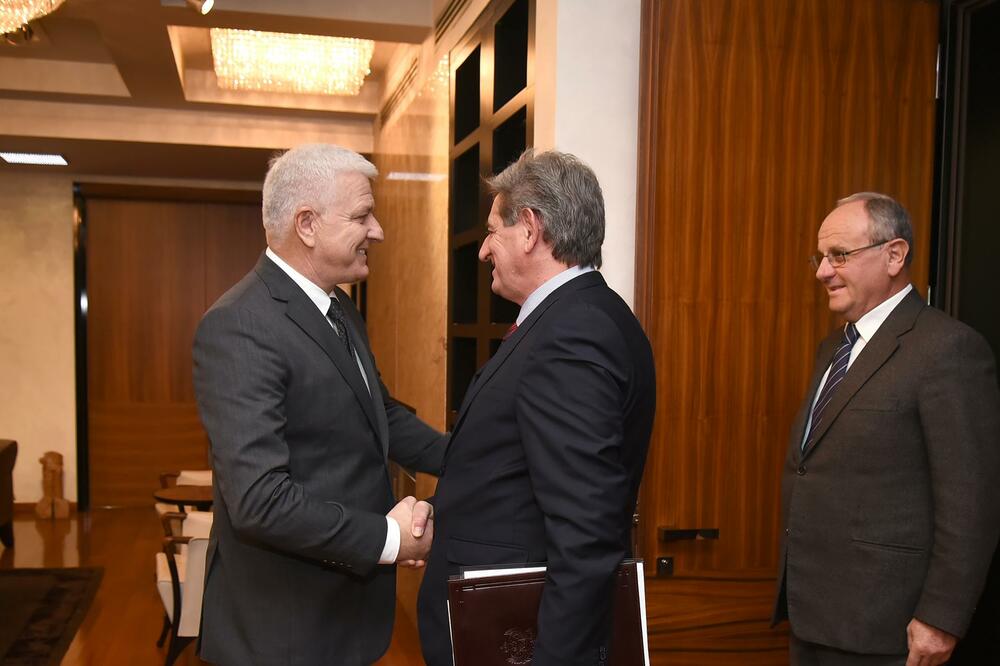 Duško Marković, Branislav Đuranović, Miodrag Đurović, Foto: Gov.me