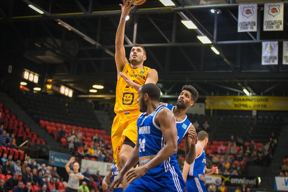 Ostende - Mornar, Foto: Http://www.basketballcl.com/