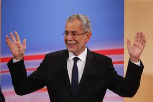 Austrija: Van der Belen osvojio ukupno 53,8 odsto glasova