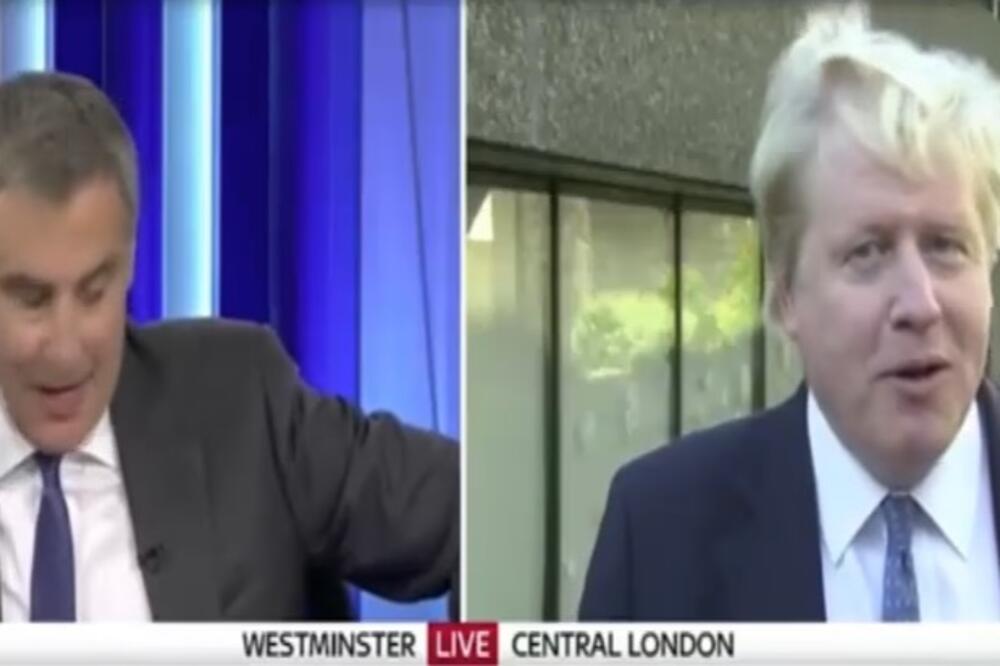 Boris Džonson, TV skandal, Foto: Screenshot (YouTube)