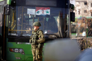 The Syrian army captured another quarter of Aleppo that they held...