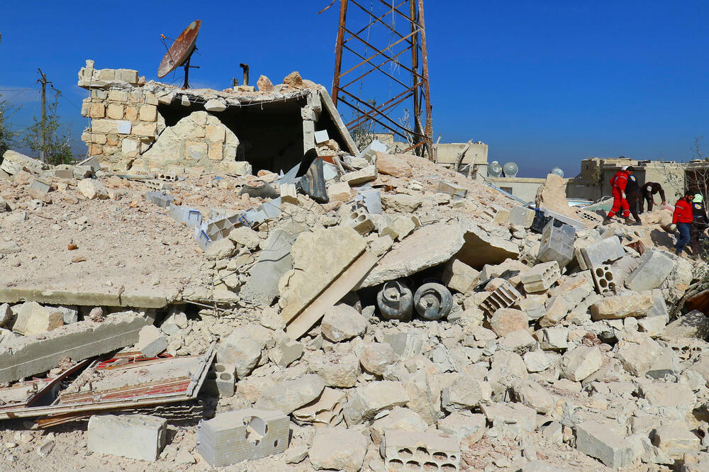 Sirija, Idlib, bombardovanje, Foto: Reuters