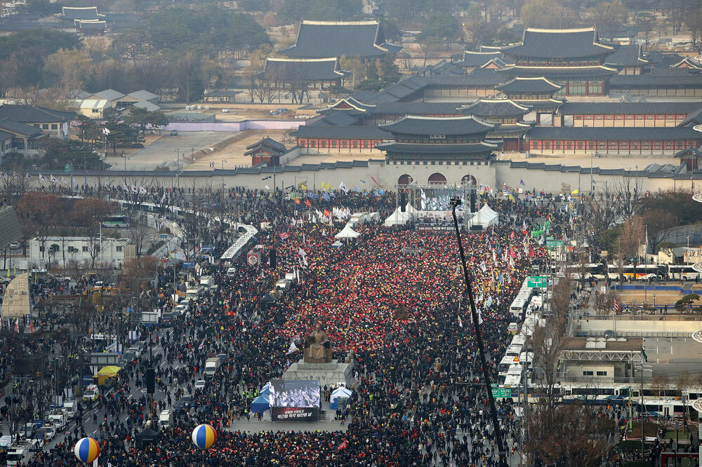 Južna Koreja protest, Foto: Reuters