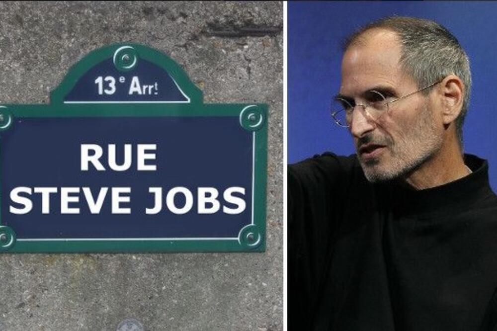 Stiv Džobs ulica PAriz, Foto: Twitter