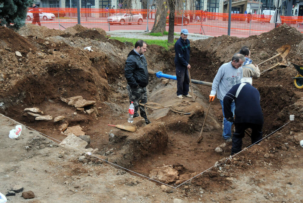 arheološka iskopavanja trg Podgorica