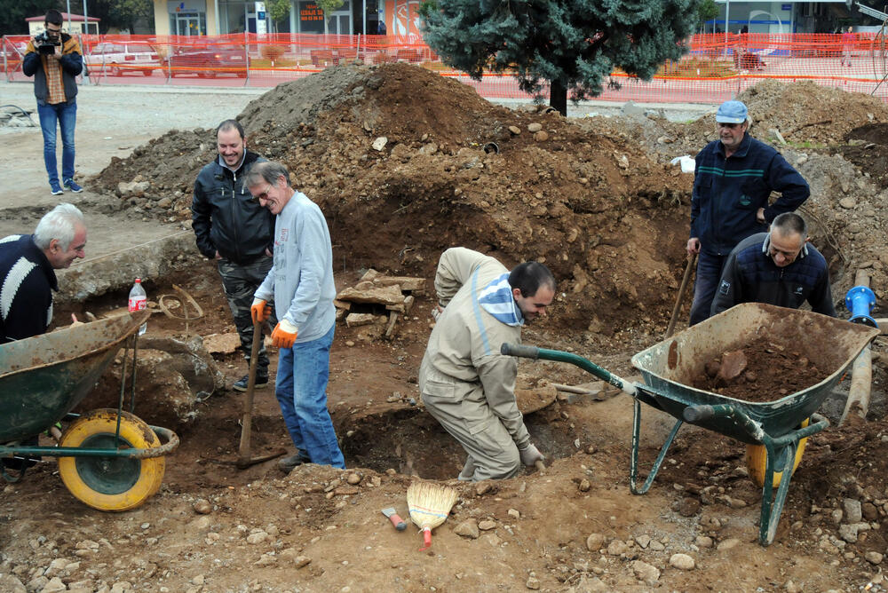 arheološka iskopavanja trg Podgorica
