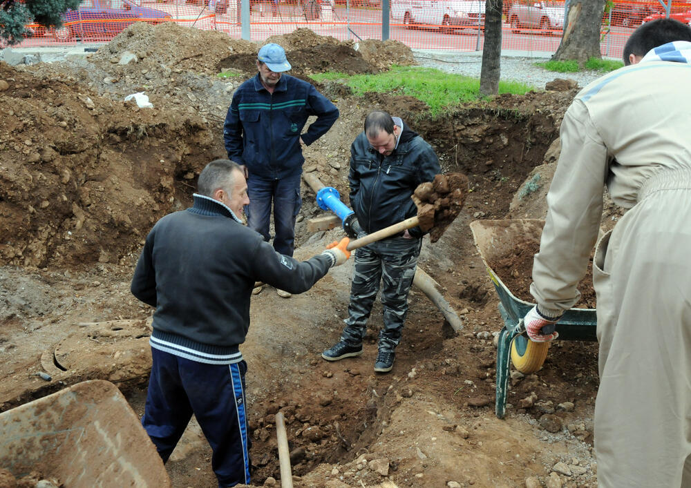 arheološka iskopavanja trg Podgorica