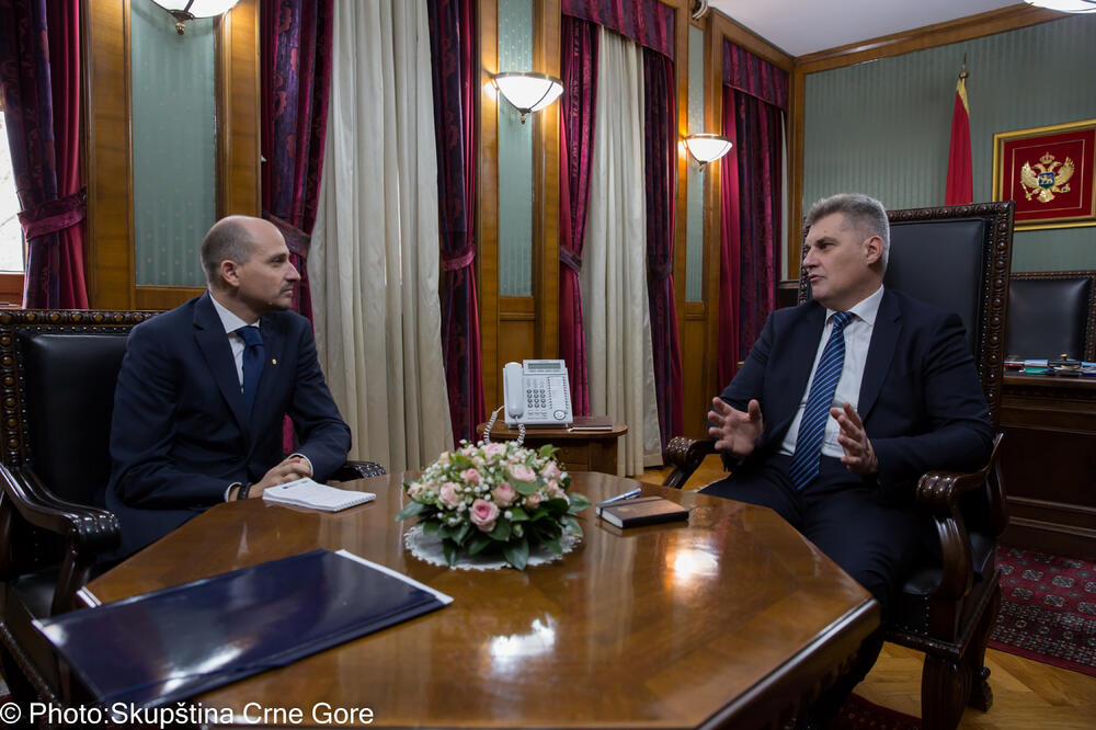 Kristijan Poša, Ivan Brajović, Foto: Skupština Crne Gore