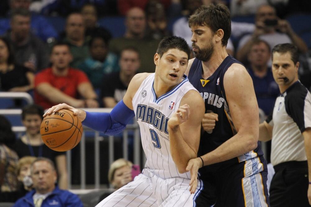 Nikola Vučević i Mark Gasol, Foto: Orlandomagicdaily.com