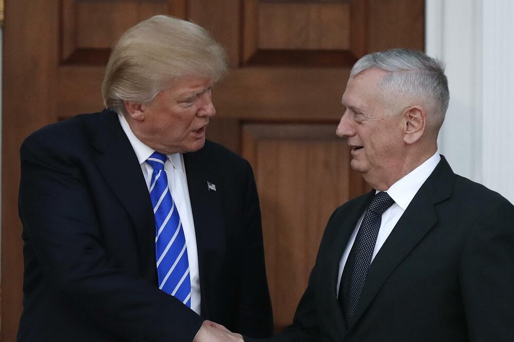 Donald Tramp, Džejms Matis, Foto: Beta/AP