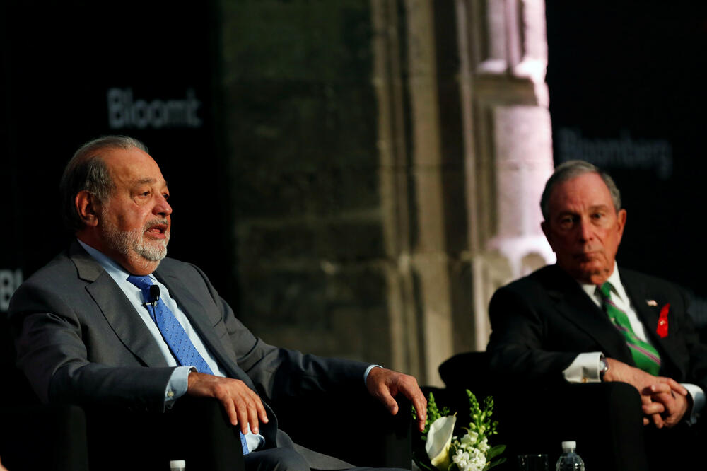 Karlos Slim, Majkl Blumberg, Foto: Reuters