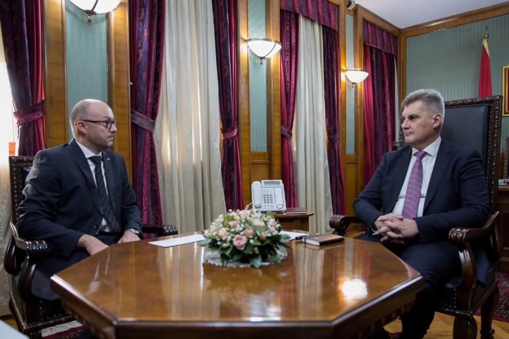 Roman Hloben, Ivan Brajović, Foto: Skupstina.me