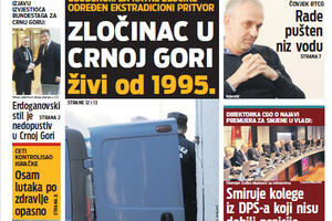 U "Vijestima" čitajte: Zločinac u Crnoj Gori živi još od 1995....