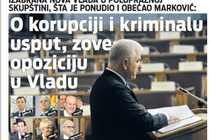 U "Vijestima" čitajte: O korupciji malo, zove opoziciju da uđe u...
