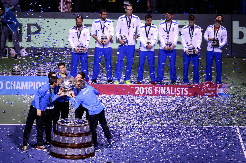 Teniseri Argentine i Hrvatske, Foto: Reuters