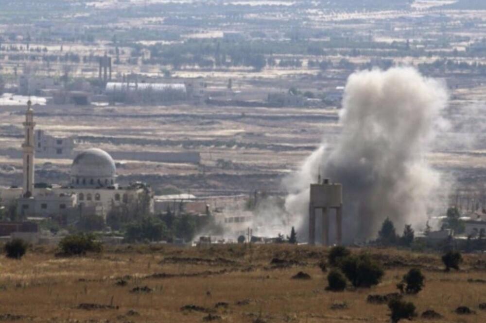 izrael bombardovanje ISIS, Foto: Twitter