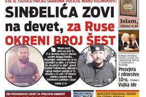 U "Vijestima" čitajte: Sinđelića zovi na devet, za Ruse okreni...