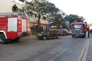 Požar u tivatskom "Voliju", brzo ugašen