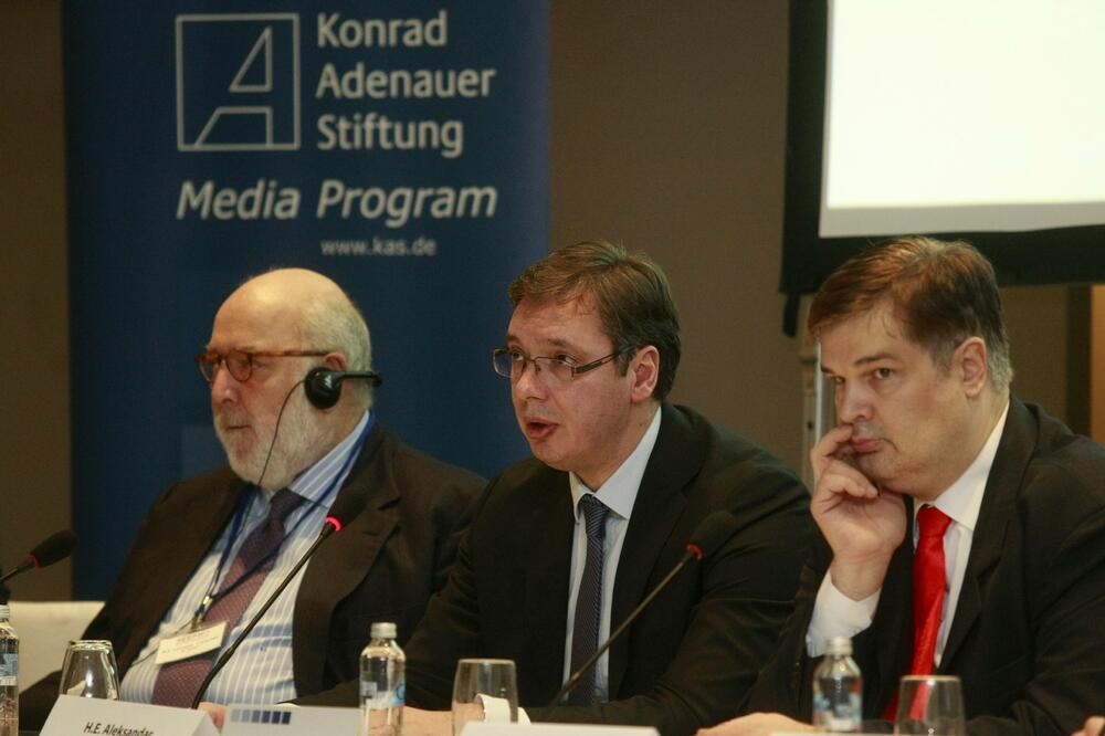 konferencija, Aleksandar Vučić, Foto: Beta-AP