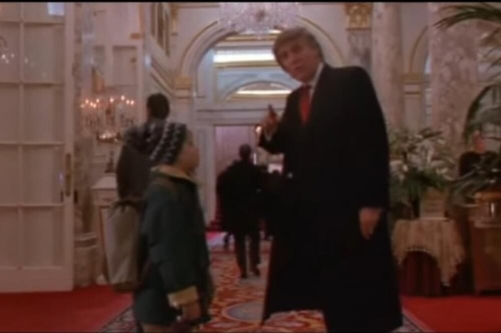 Donald Tramp, Sam u kući, Foto: Screenshot (YouTube)