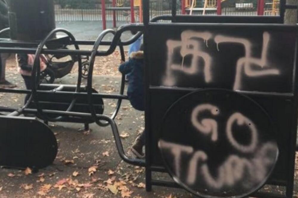 Njujork, svastika, Foto: Twitter