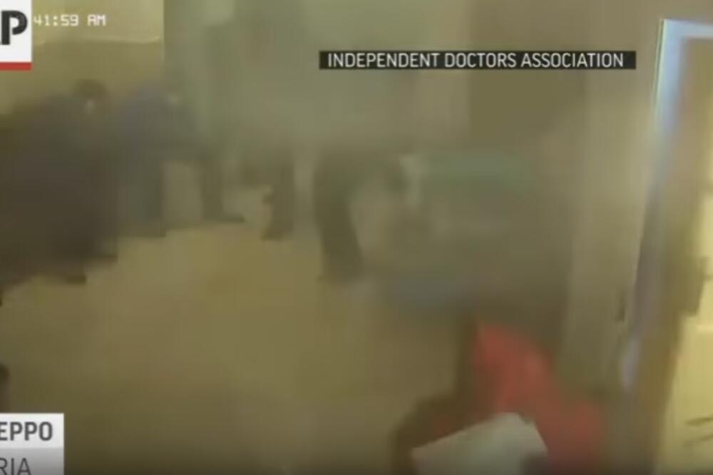 Alepo, bombardovanje, bolnica, Foto: Screenshot (YouTube)