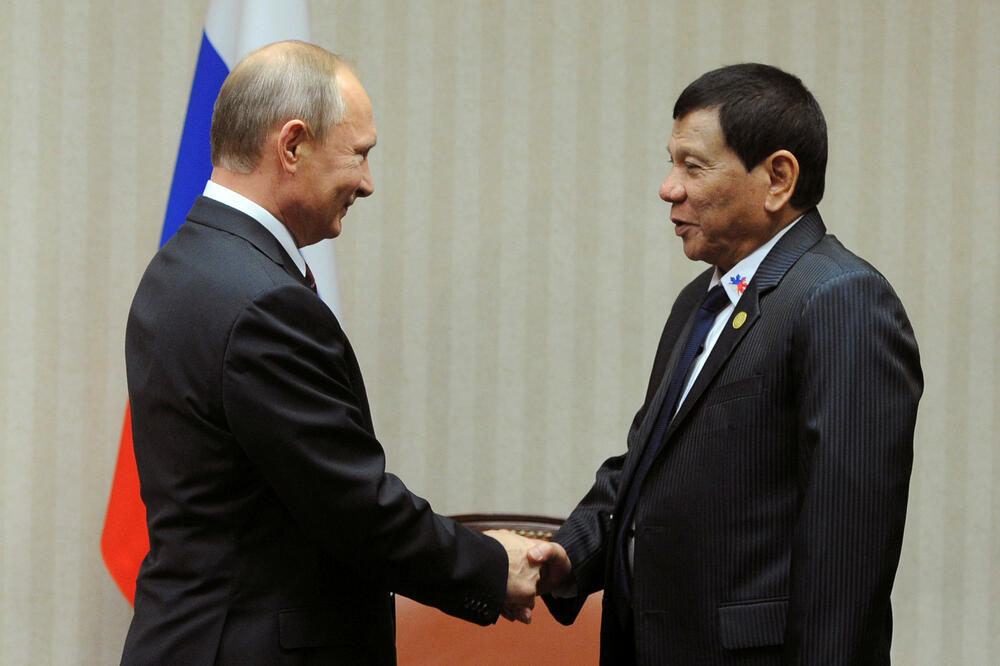Vladimir Putin Rodrigo Duterte, Foto: Reuters