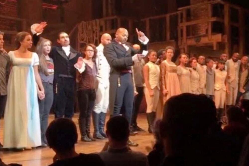 glumci predstave Hamilton, Foto: Twitter