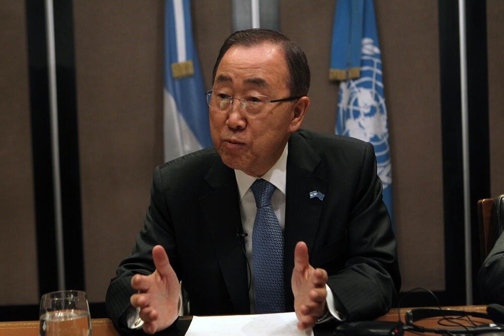 Ban ki Mun, Foto: EPA/Alberto Ortiz