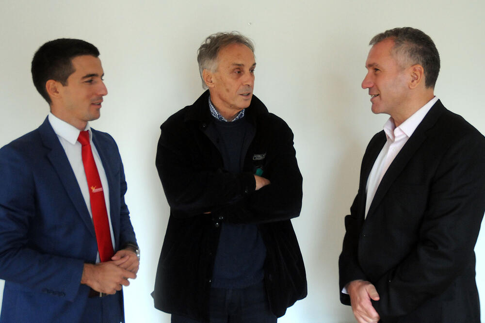 Aleksa Bečić, Miodrag Lekić, Žarko Rakčević,, Foto: Luka Zeković