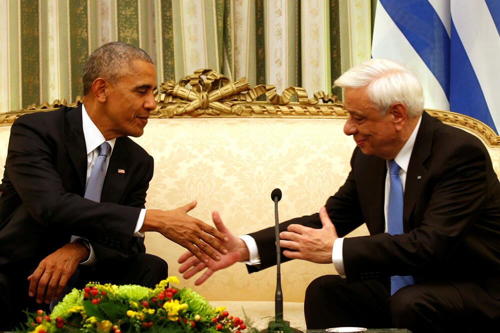 Barak Obama, Prokopis Pavlopulos, Foto: Reuters