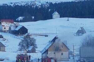 Kovačka dolina: Ugašen požar u kući Velimira Kovačevića