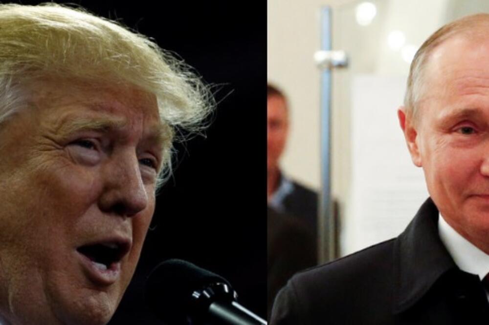 Donald Tramp, Vladimir Putin, Foto: Reuters