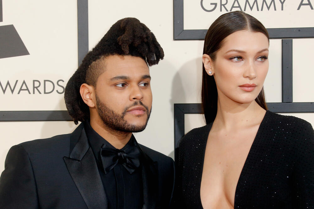 The Weeknd i Bela Hadid, Foto: Intouchweekly.com