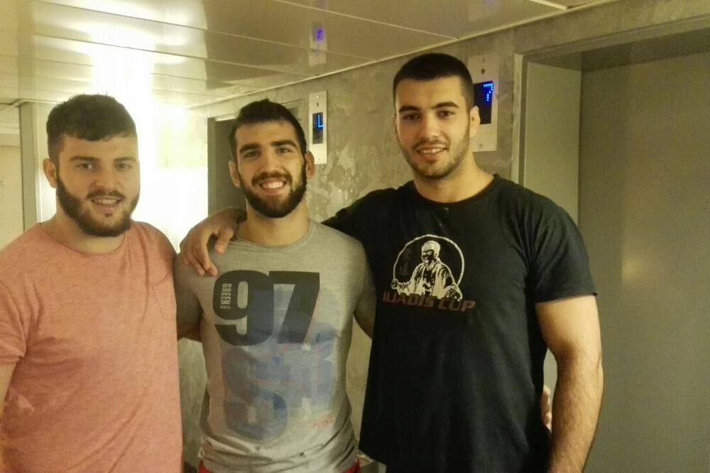 Marko Bubanja, Arso Milić, Danilo Pantić, Foto: Džudo savez Crne Gore
